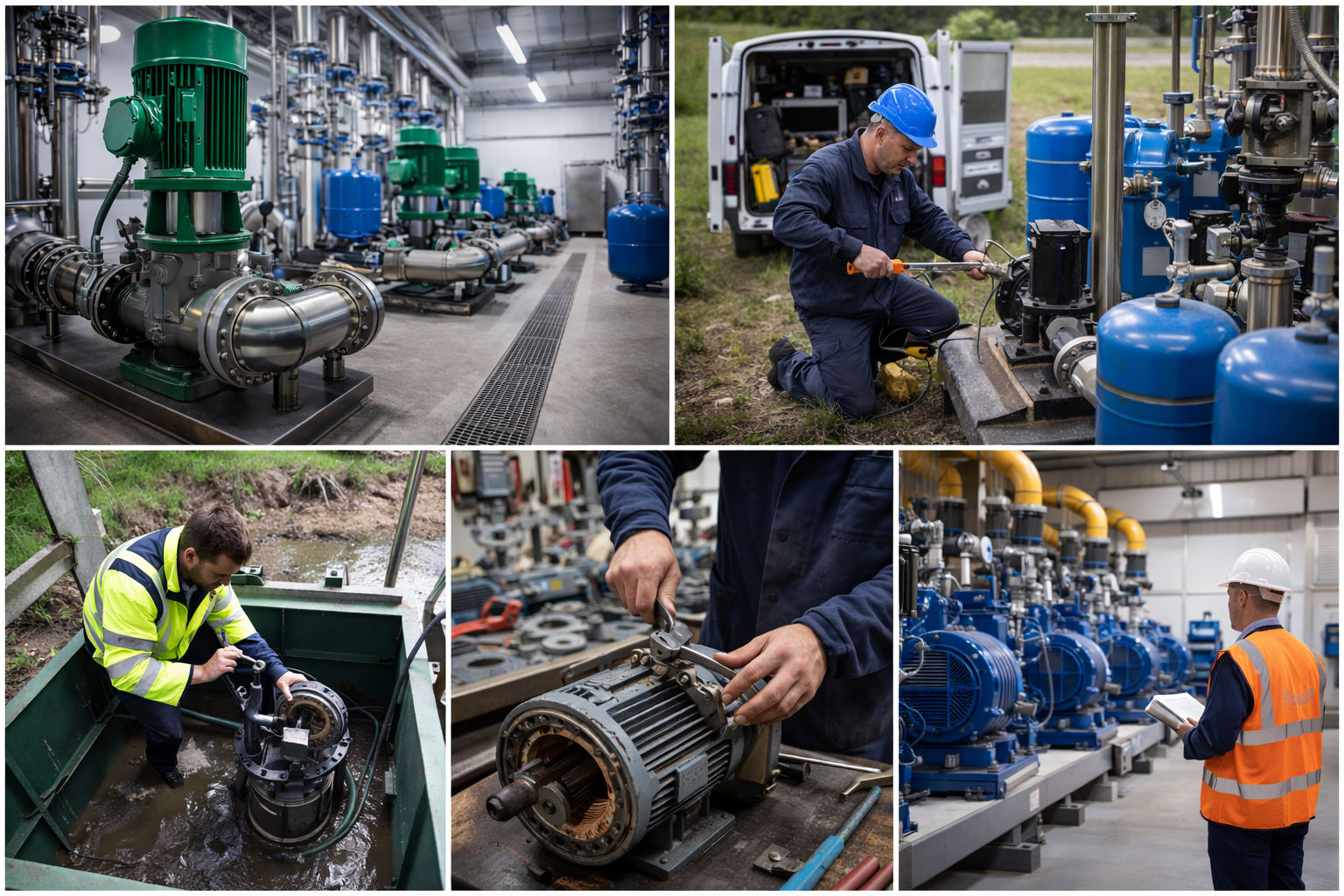 Industrijske črpalke v strojnici