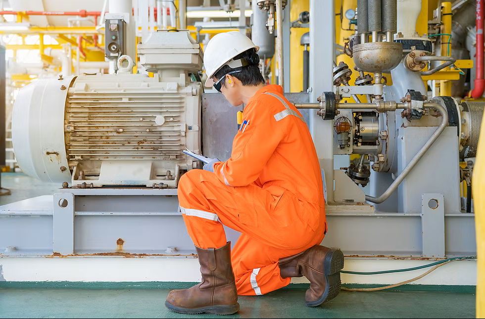 Servis črpalke na terenu