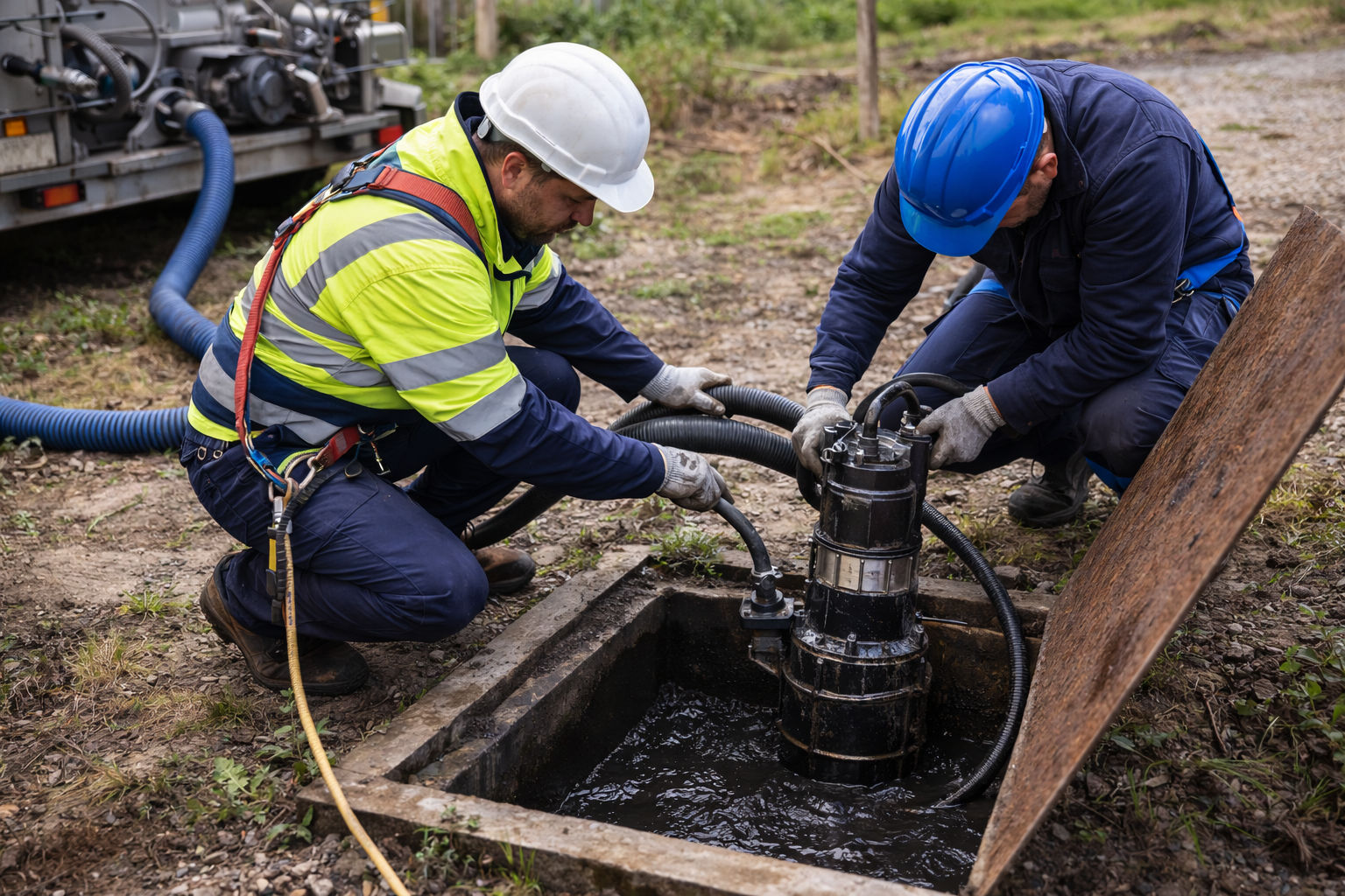 Črpalna tehnika za greznice