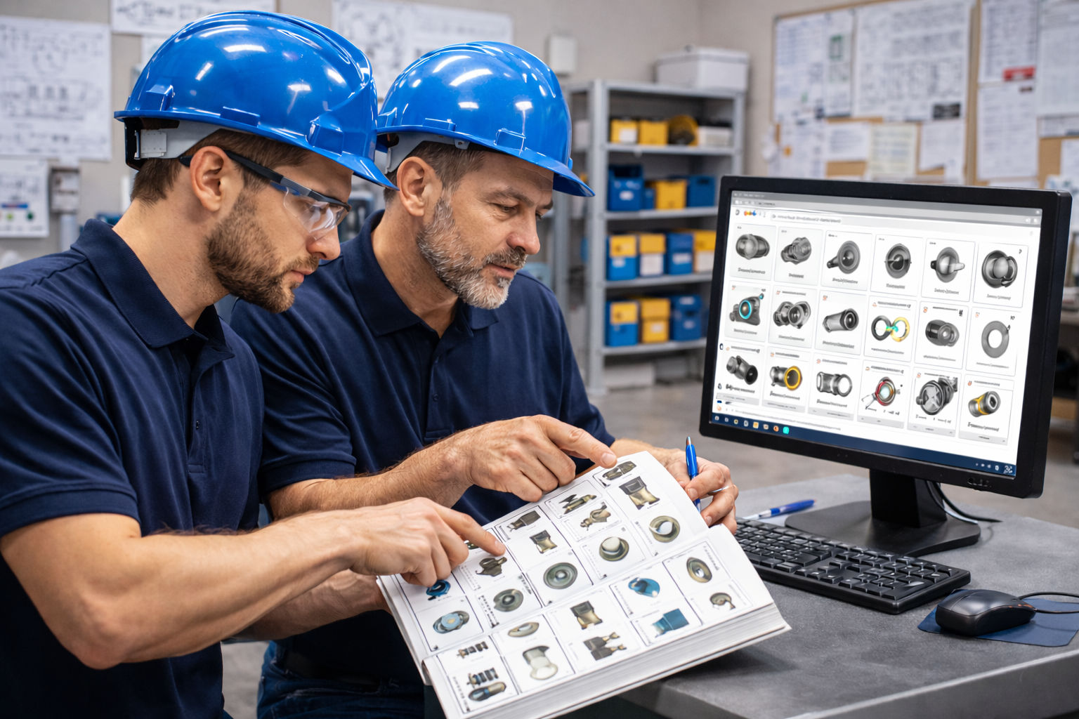 Iskanje delov črpalk po katalogu